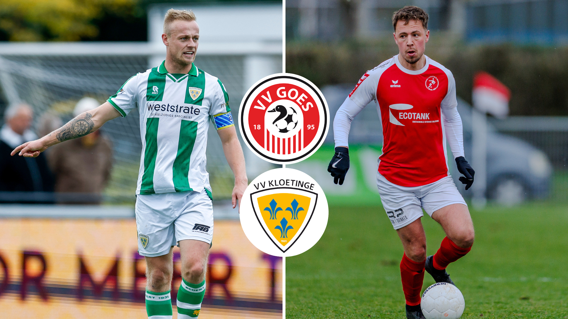 LIVE: Volg hier de Bevelandse voetbalderby, opstellingen bekend
