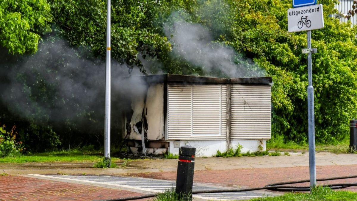 Haaksbergen zonder stroom na brand in elektriciteitskast