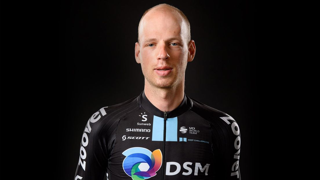 Martijn Tusveld in het tenue van Team DSM