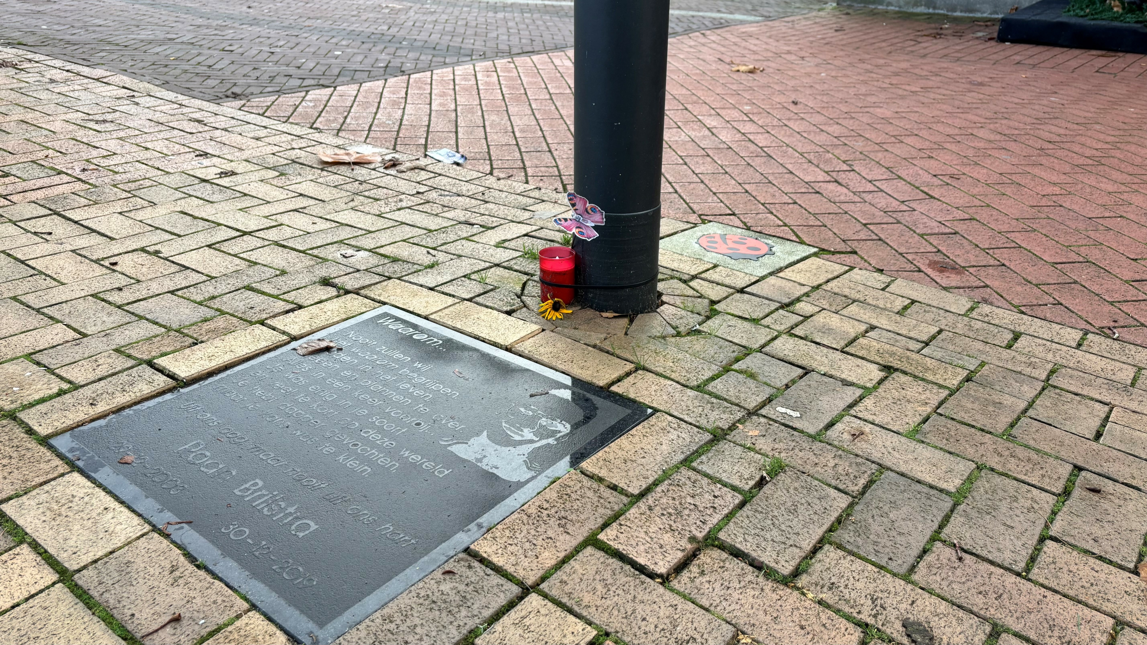 De tinkstien foar Roan yn it sintrum fan Drachten