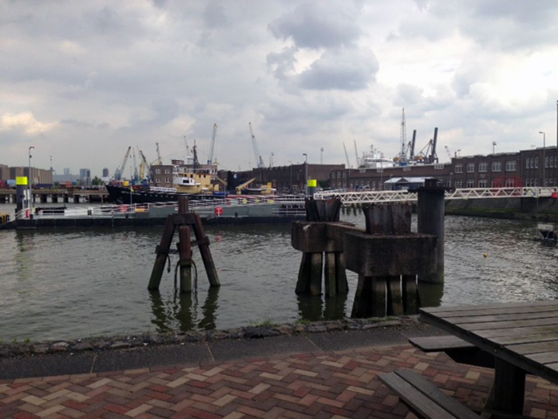 Beginpunt voorstelling watermuziek 'Op zee wil ik of nergens zijn'.