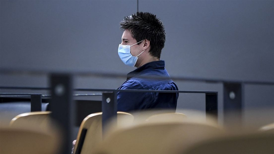 Hacker Rui Pinto in Portugese rechtbank in 2020.