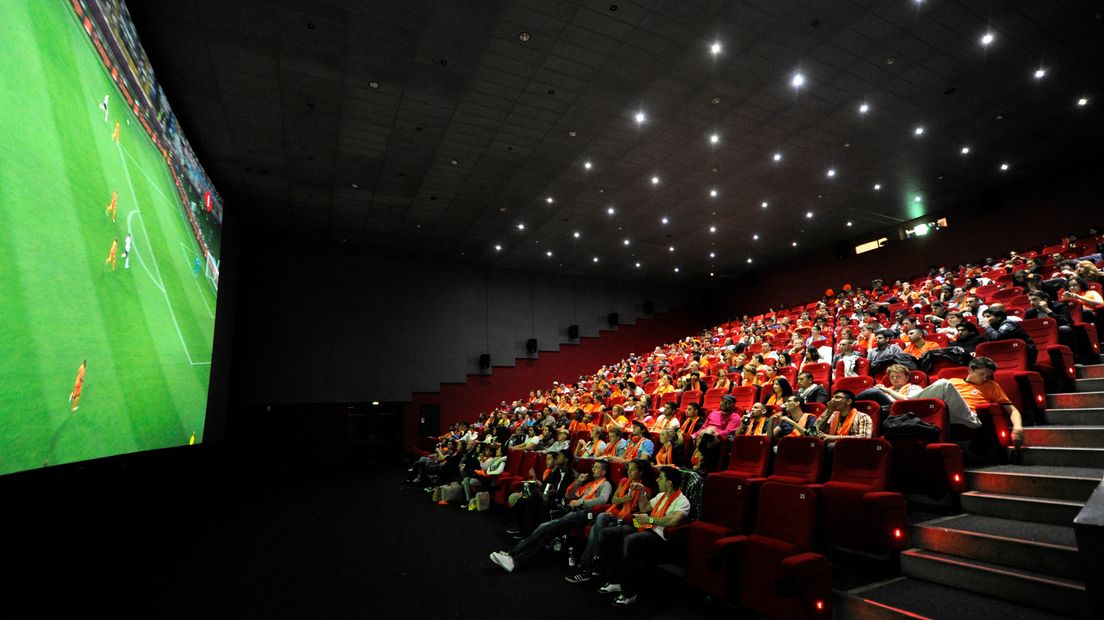 Eerder keken fans al naar Oranje in de bioscoop.