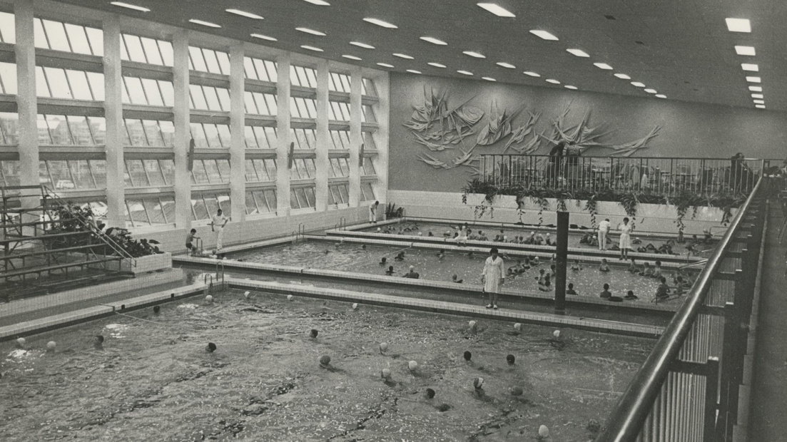 Zwembad De Morgenstond, circa 1966.