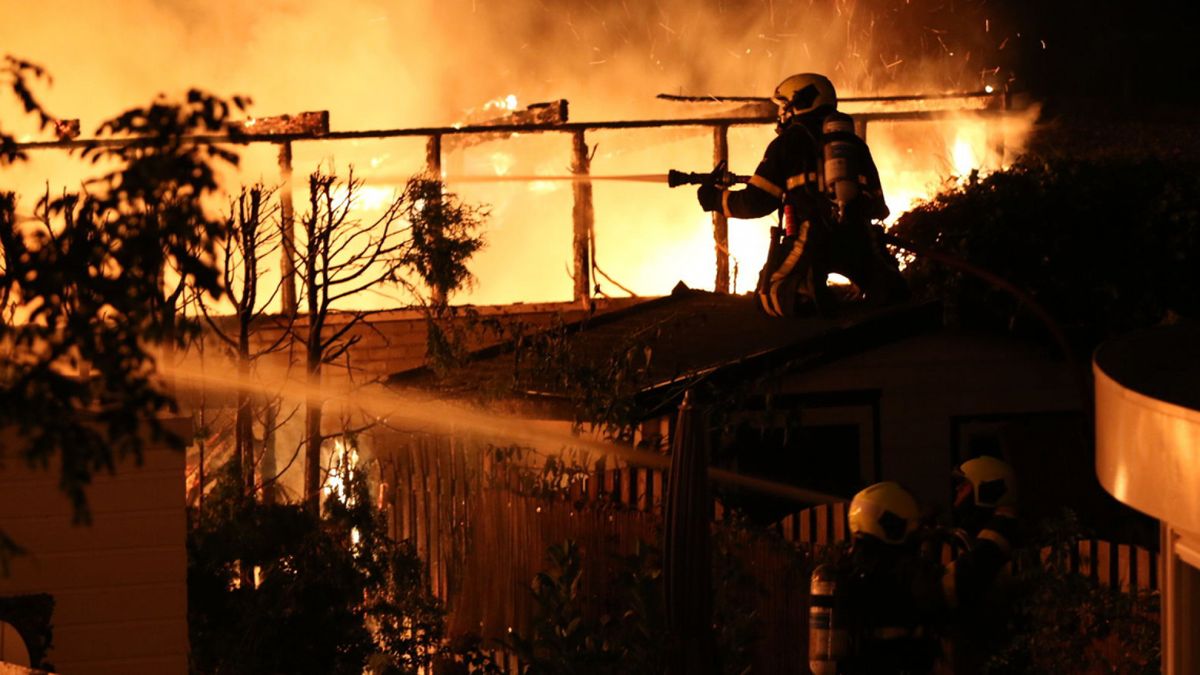 Grote brand in Haagse Van Hoytemastraat