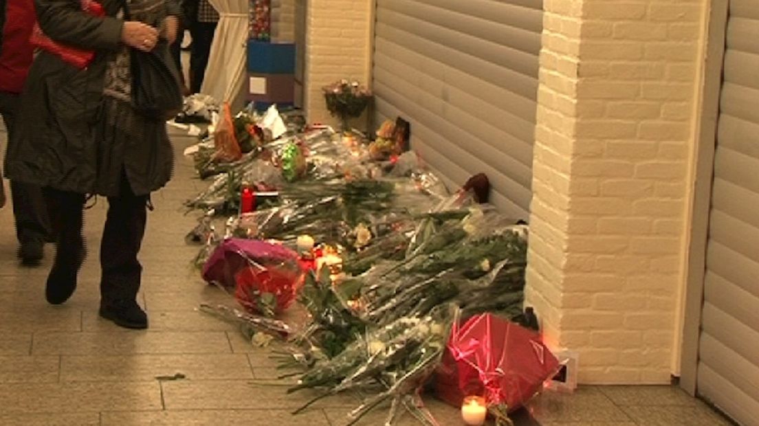 Bloemen voor Ashana bij de C1000