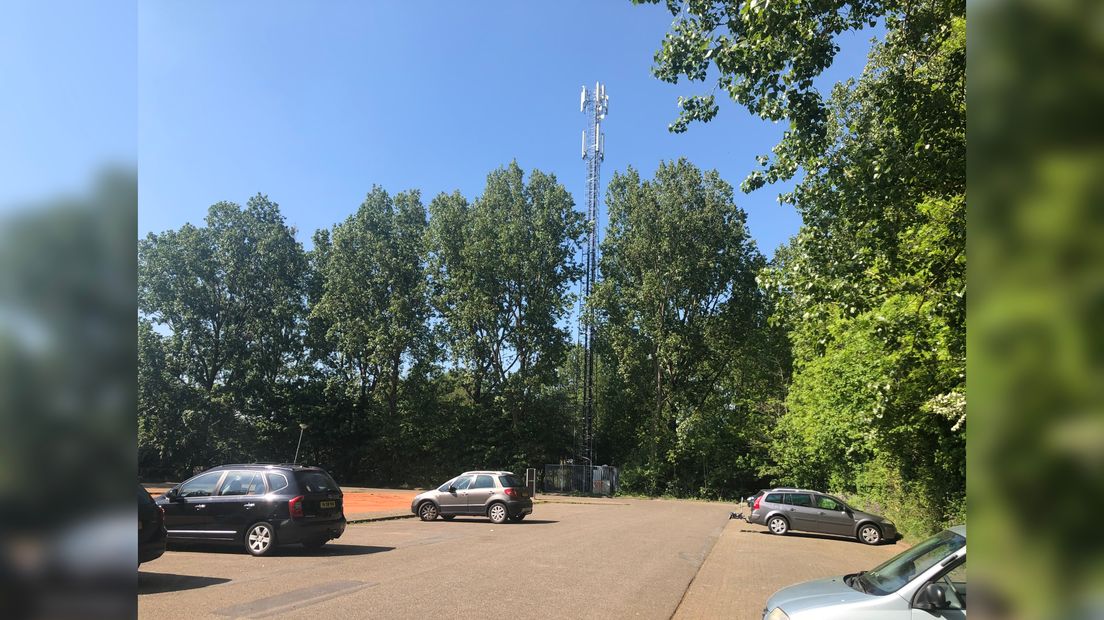 Brandstichting bij zendmast in Vlissingen