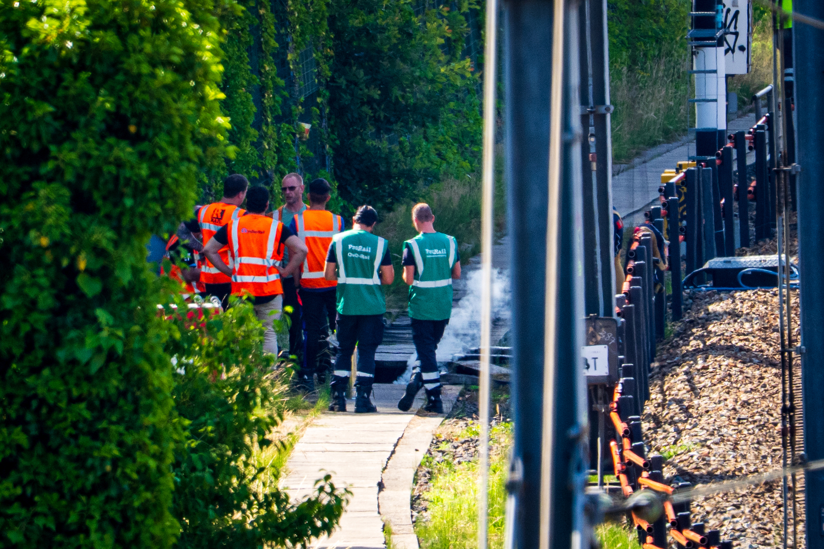 Door de brand hebben bijna driehonderd kabels aanzienlijke schade opgelopen.