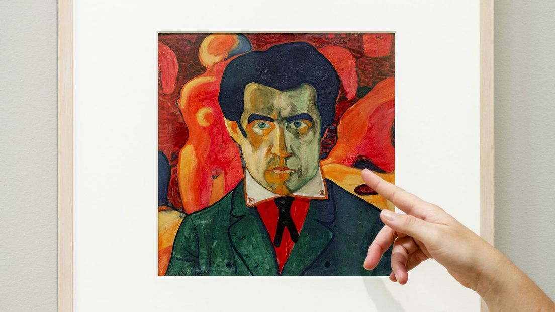 Zelfportret Kazimir Malevich (Niet het schilderij van de rechtszaak)