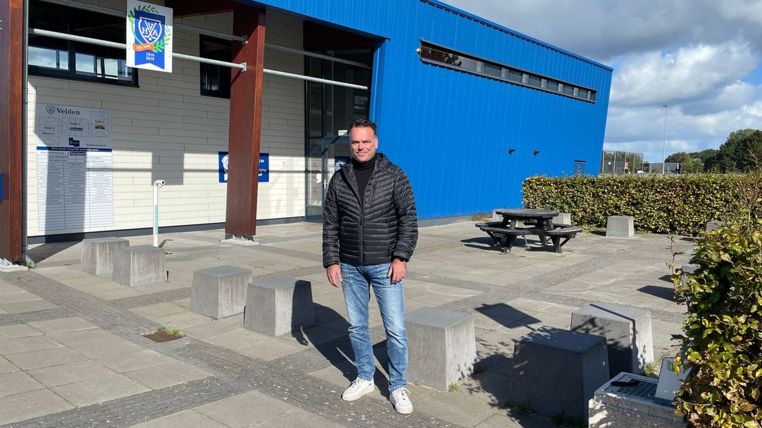 Alexander van Leijenhorst bij zijn Hockey Vereniging Assen