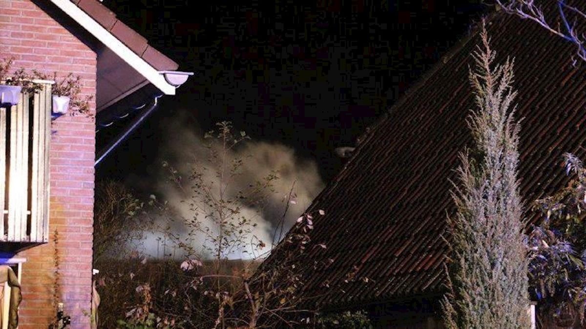 Brandweer rukt uit voor brand in tuinhuisje in Fleringen