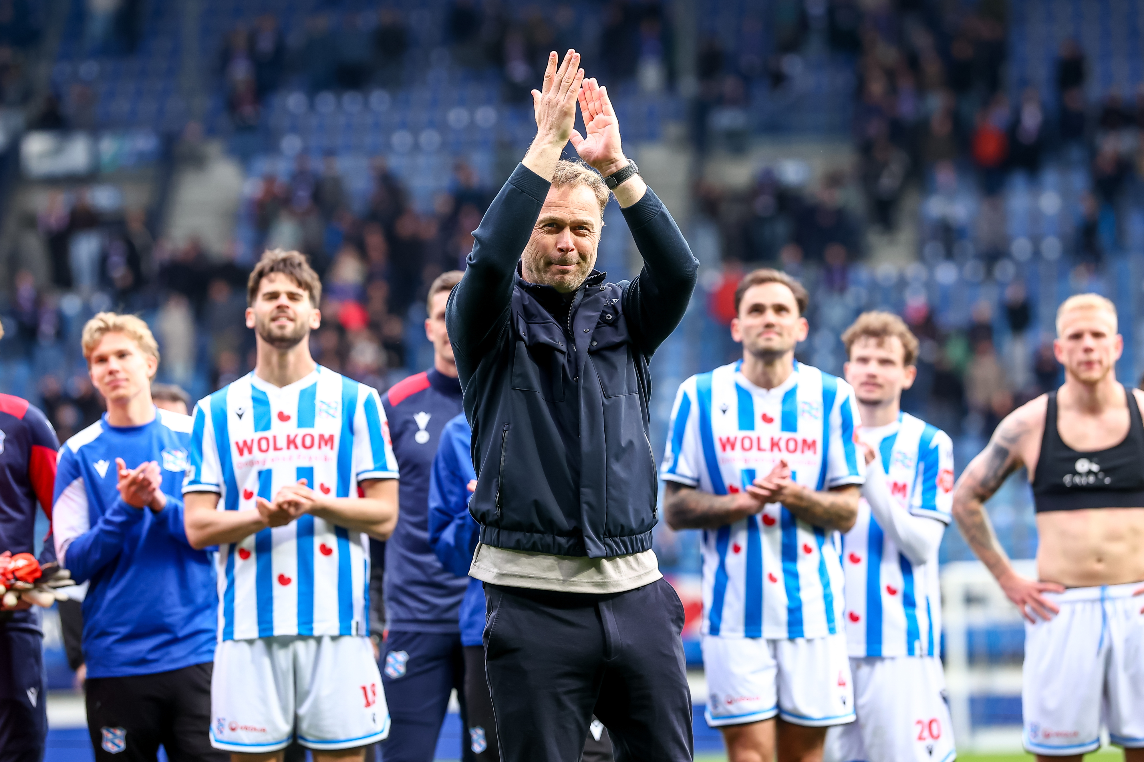 Robin Veldman op de voorgrond na de winst op Heracles