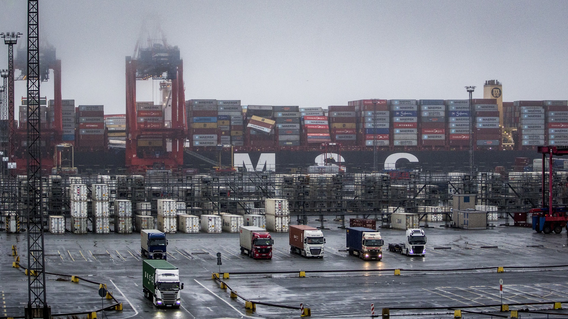 MSC Zoë yn de Bremerhaven