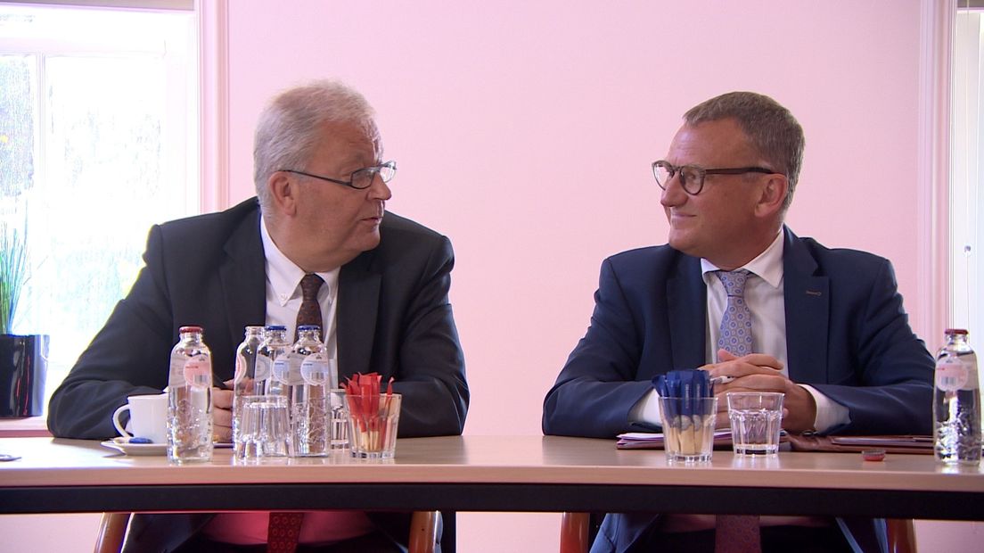 NSP-havendirecteuren Jan Lagasse en Daan Schalck