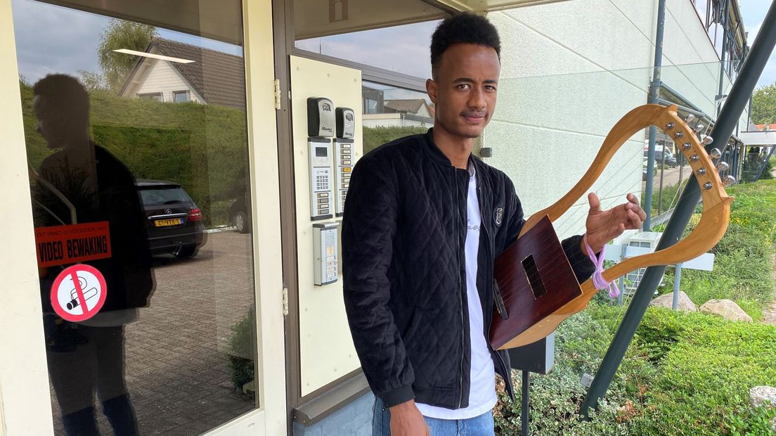 Meron met zijn Eritrese kirar