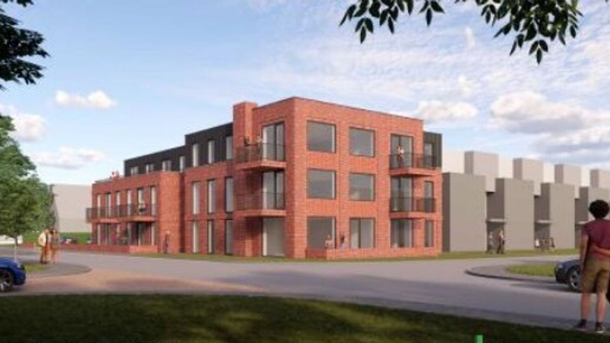 Plan voor 11 appartementen in voormalig bedrijfspand Valthermond