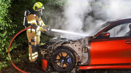 Autobrand in Buren