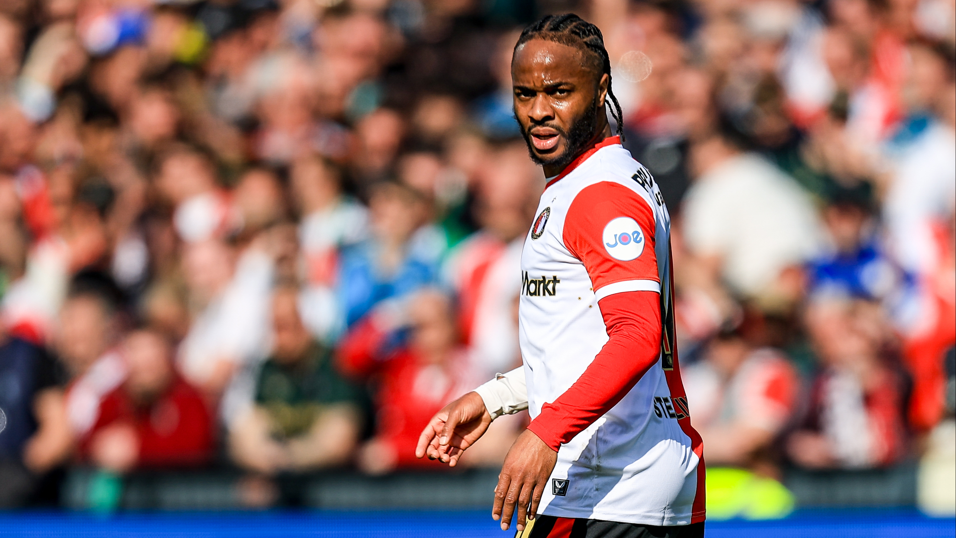 Raheem Sterling tijdens de Klassieker