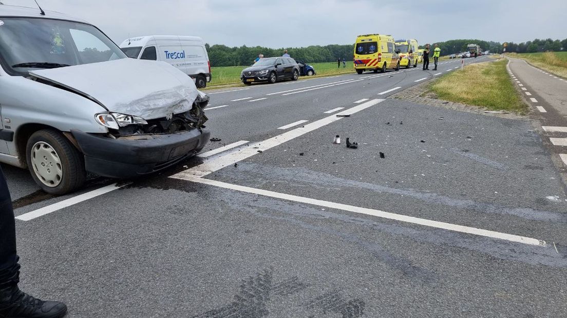 Ongeval op N739 tussen Hengelo en Beckum