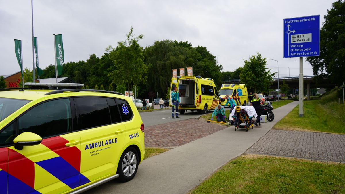 112 Nieuws: motorrijder gewond bij ongeval tussen Zwolle en Hattem