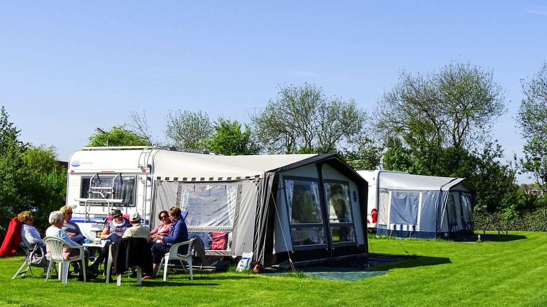 Campinggasten dit voorjaar in Vlissingen