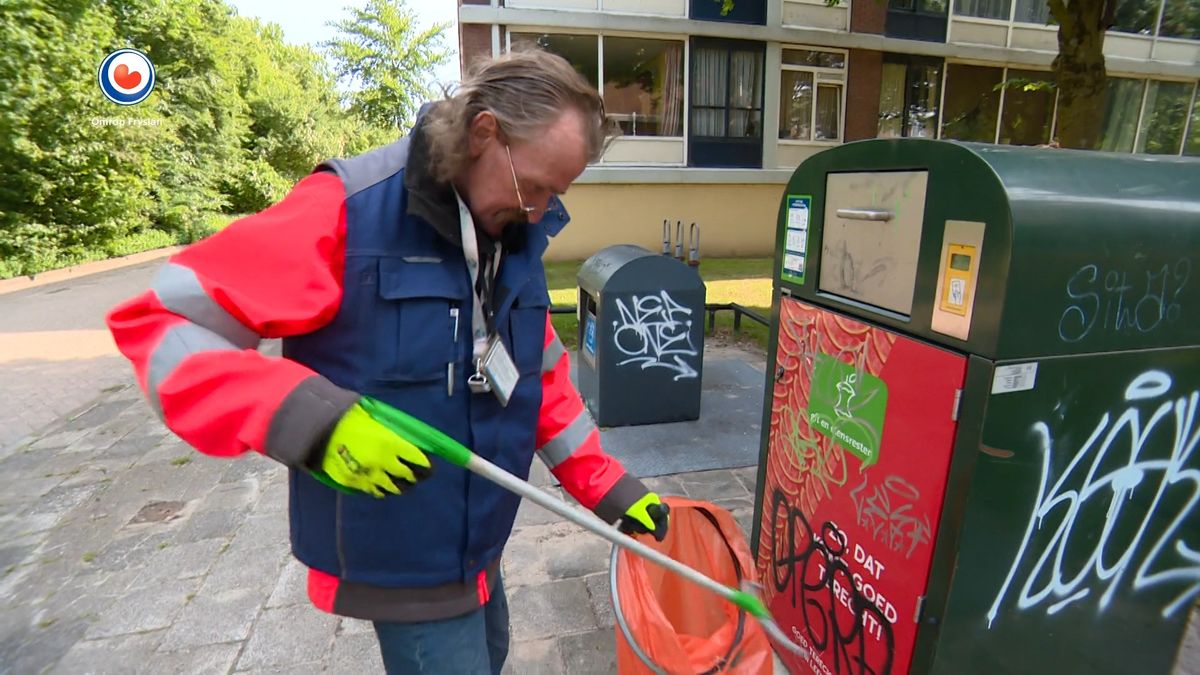 Germ de Valk is de held van de wijk Heechterp in Leeuwarden