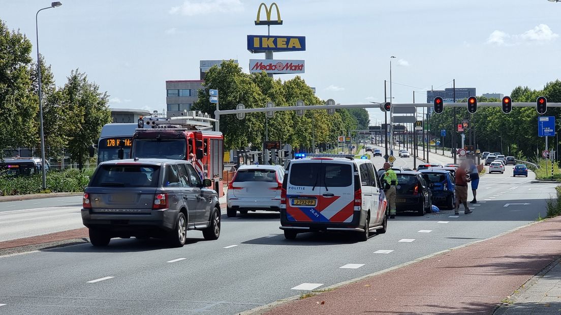 De botsing op de Europaweg
