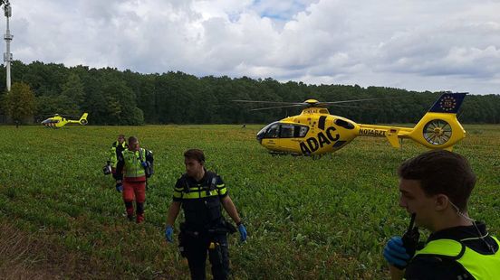 Ernstig ongeval in Heibloem, twee traumahelikopters en zes ambulances opgeroepen. Ernstig ongeval in Heibloem, twee traumahelikopters en zes ambulances opgeroepen.