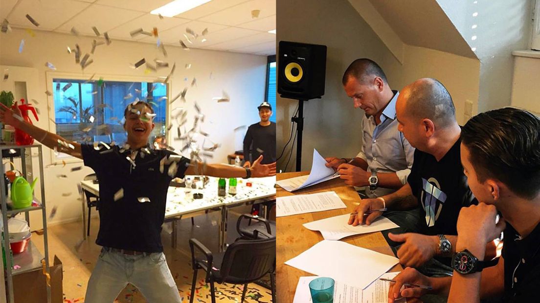 Lierse DJ Trobi tekent contract bij Spinnin' Records. 