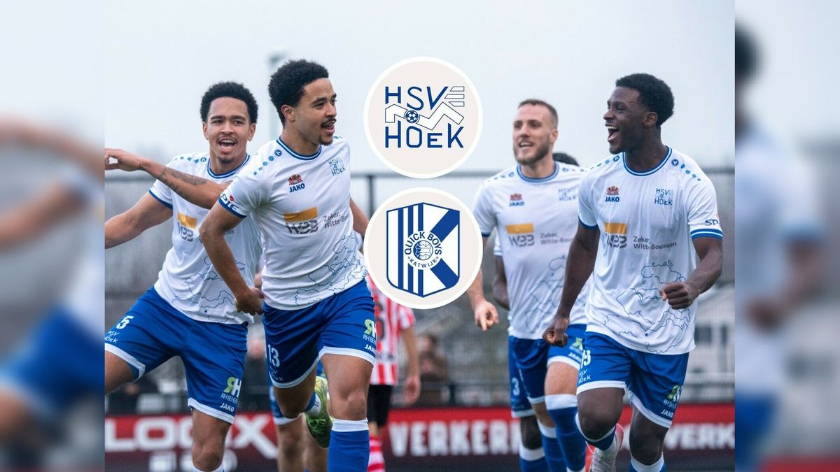 Kijk hier live naar dé topper in de Tweede Divisie: Hoek - Quick Boys