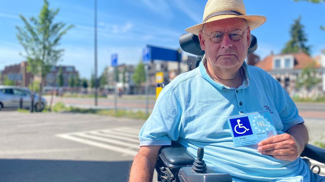 Bert uit Enschede heeft een gehandicaptenparkeerkaart