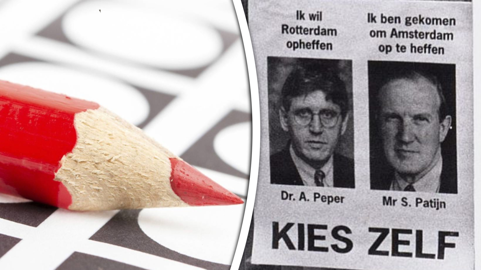 Burgemeester Bram Peper was enthousiast over het plan waarin de gemeente werd opgeheven, maar de inwoners staken er massaal een stokje voor.