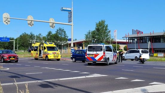 Scooterrijder gewond bij ongeluk op kruising Europaweg in Assen.