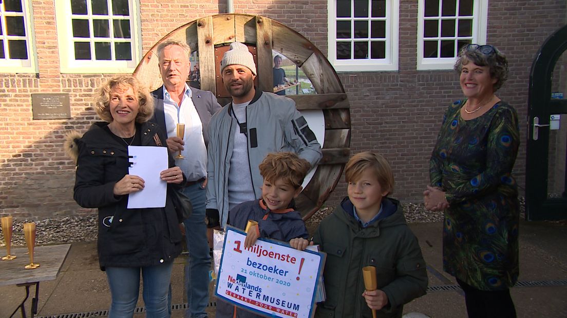 Het Nederlands Watermuseum ontving woensdag de miljoenste bezoeker.