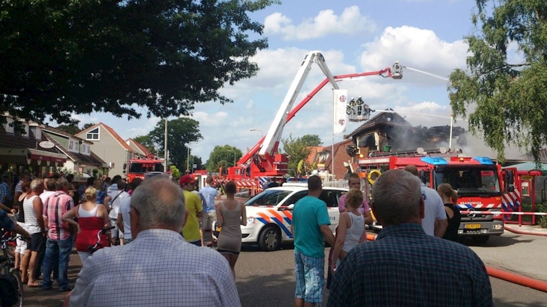 Grote brand in Overdinkel