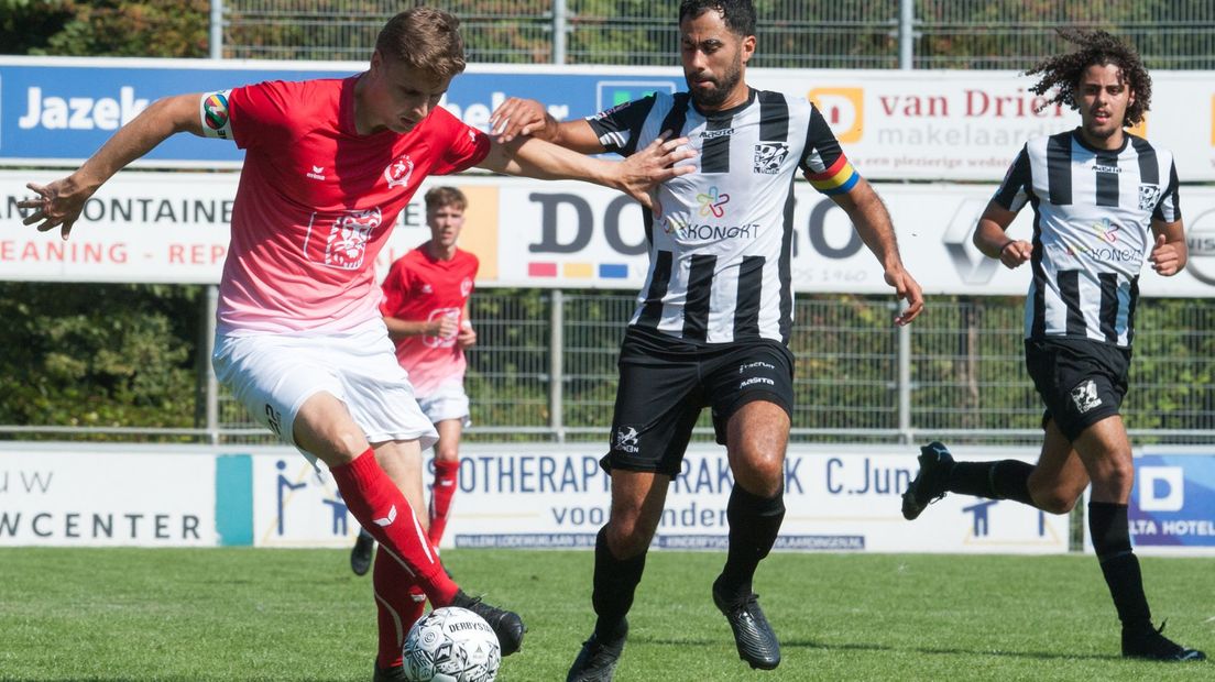 voetbal Zwaluwen GOES Daniel Wissel Stefano Goncalves