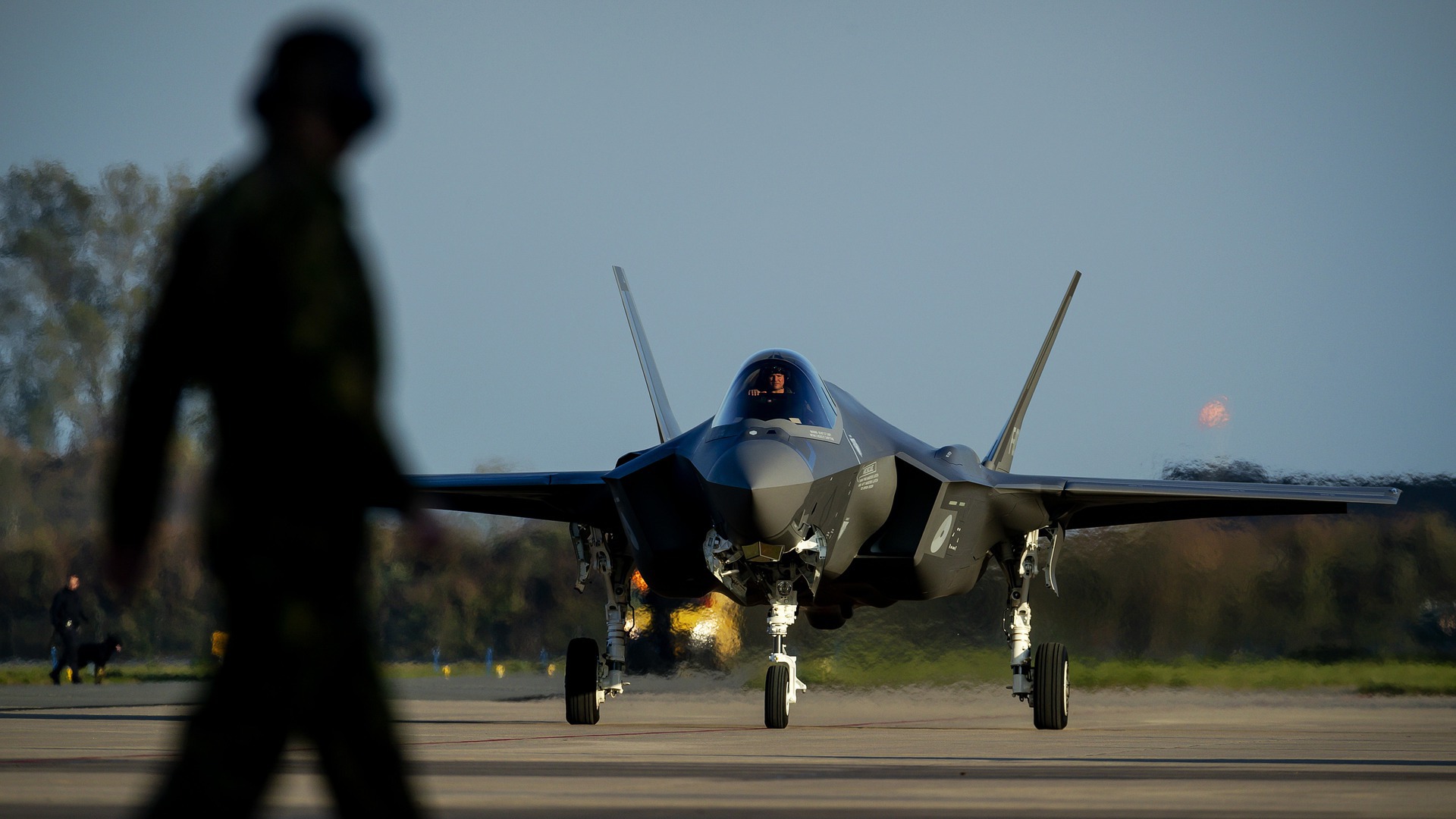 In F-35 op de Ljouwerter fleanbasis