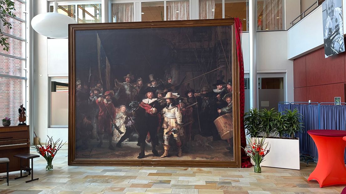 Het net echte meesterwerk van Rembrandt van Rijn in woonzorgcentrum de Anholt in Assen