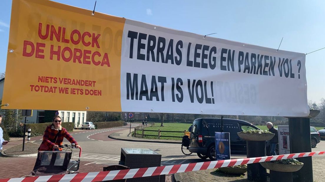 Horecaondernemers in Delden zetten centrum af als protestactie