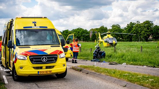 Scooterrijder zwaargewond na aanrijding