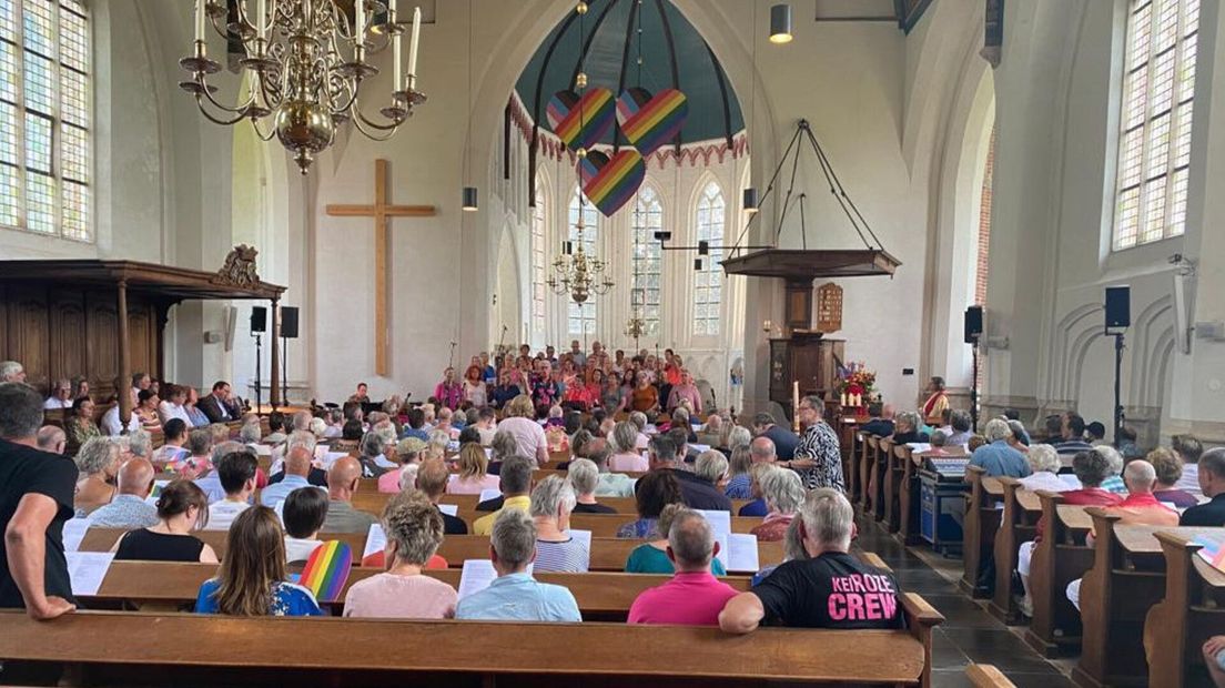 De oecumenische kerkdienst in Kloetinge