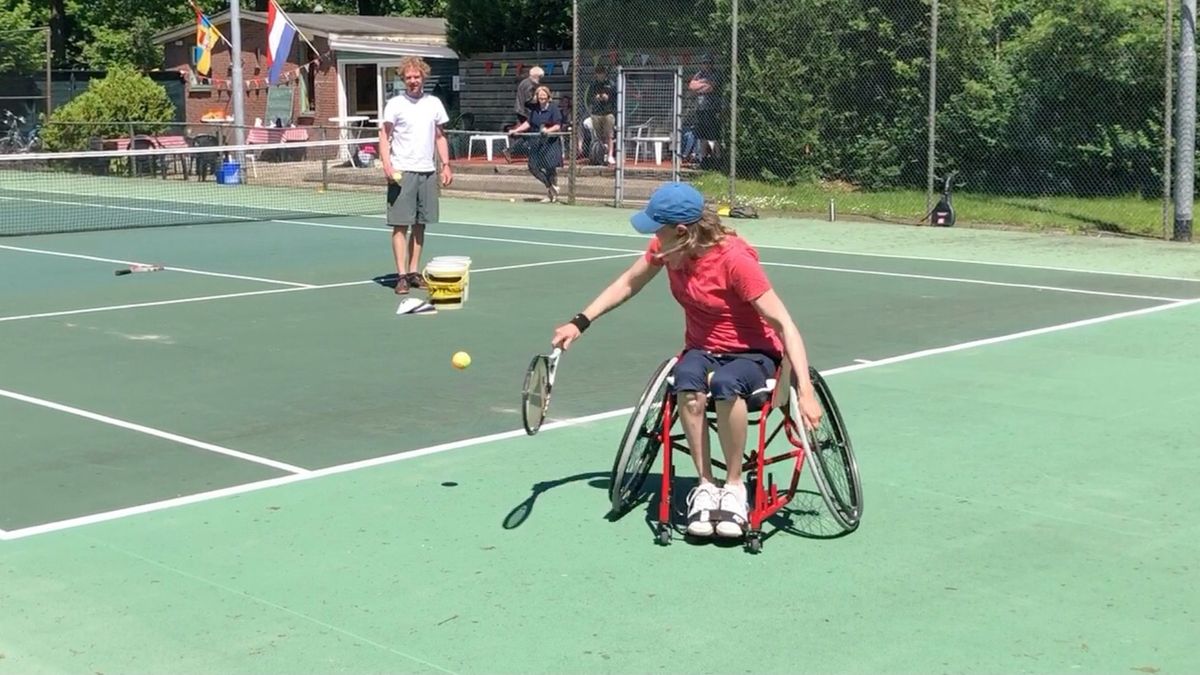 Rolstoeltennis Zomer Challenge begonnen in Oldekerk