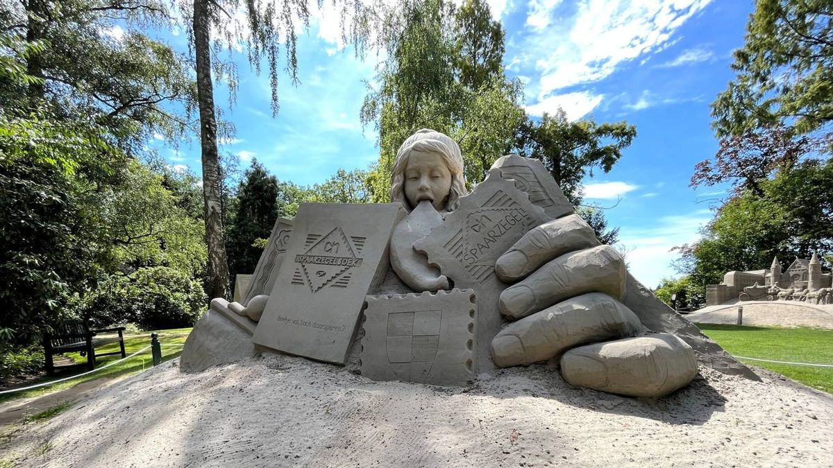 Zandsculpturen in Diepenheim en Tubing van de schans in Enschede