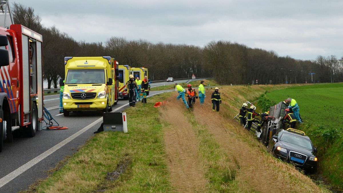 Toch gewonden bij ongeluk in Noordbroek