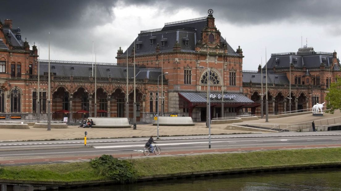 Het Hoofdstation in Groningen