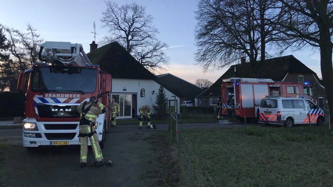 Brandweer aan de slag