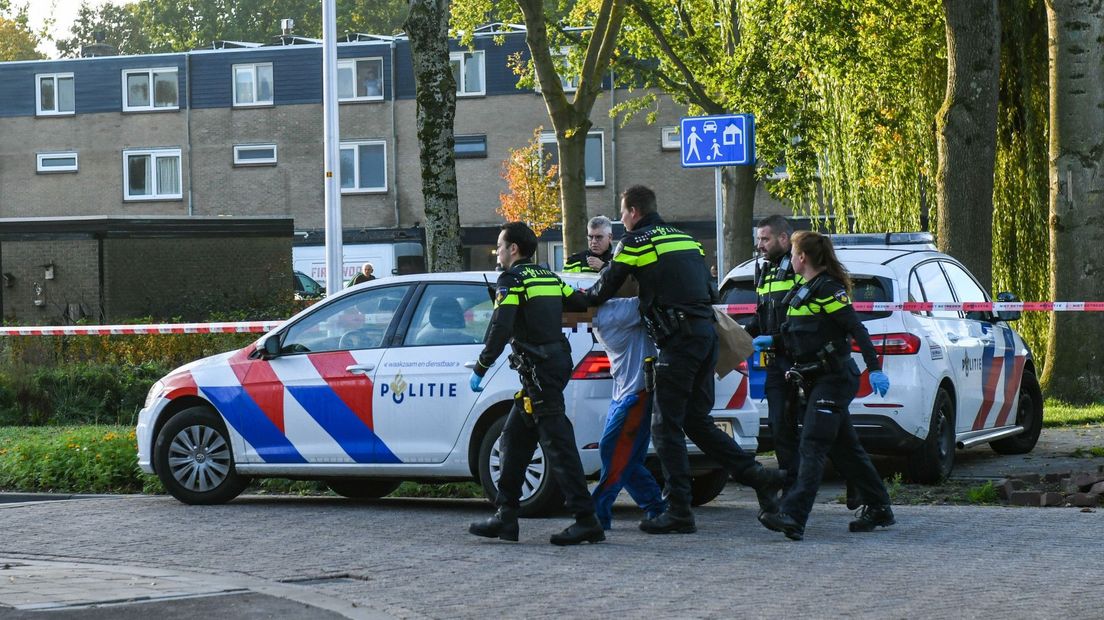 Arrestatie aan de Groenoord in Alphen