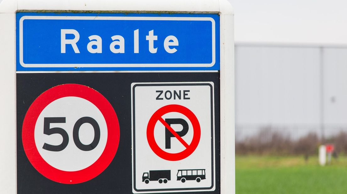 Plaatsnaambord Raalte