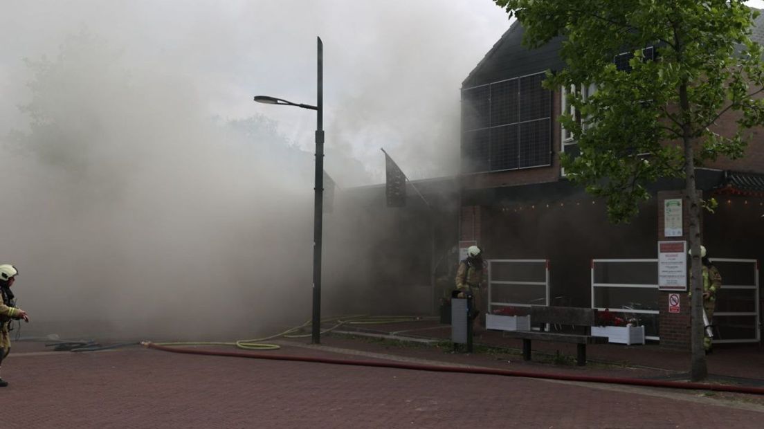 Brand Rolde, middenstraat