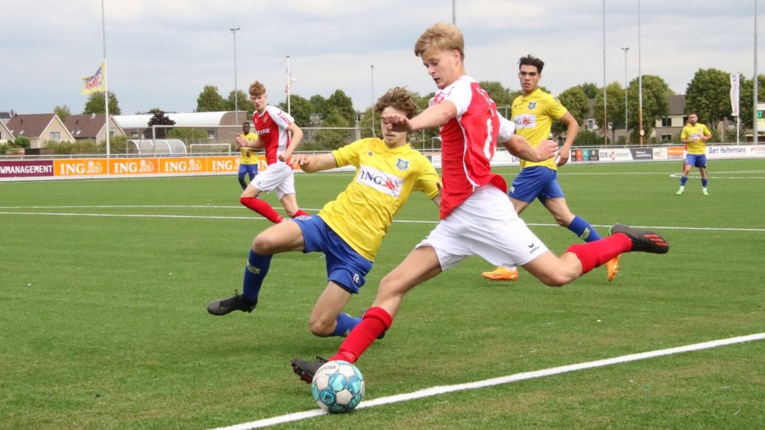 Rowan Traas aan de bal namens GOES